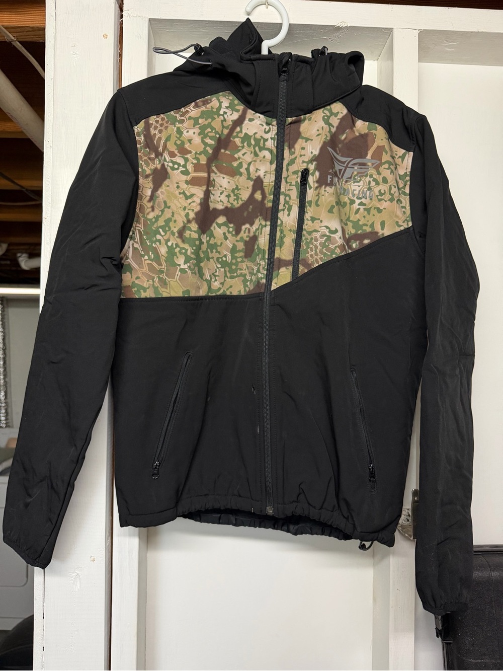 Fly Racing Motorcycle Jacket Camouflage Black Size Small